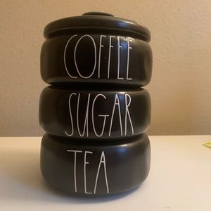 Rae Dunn Black Stackable Kitchen Organizer